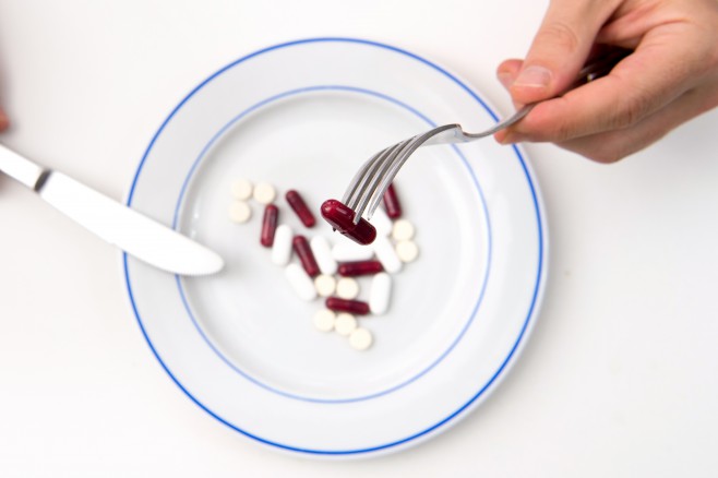 Medical Meal of pills and tables